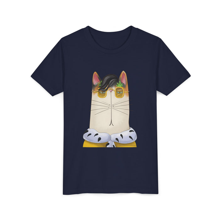 Pineapple Prince tee in Navy