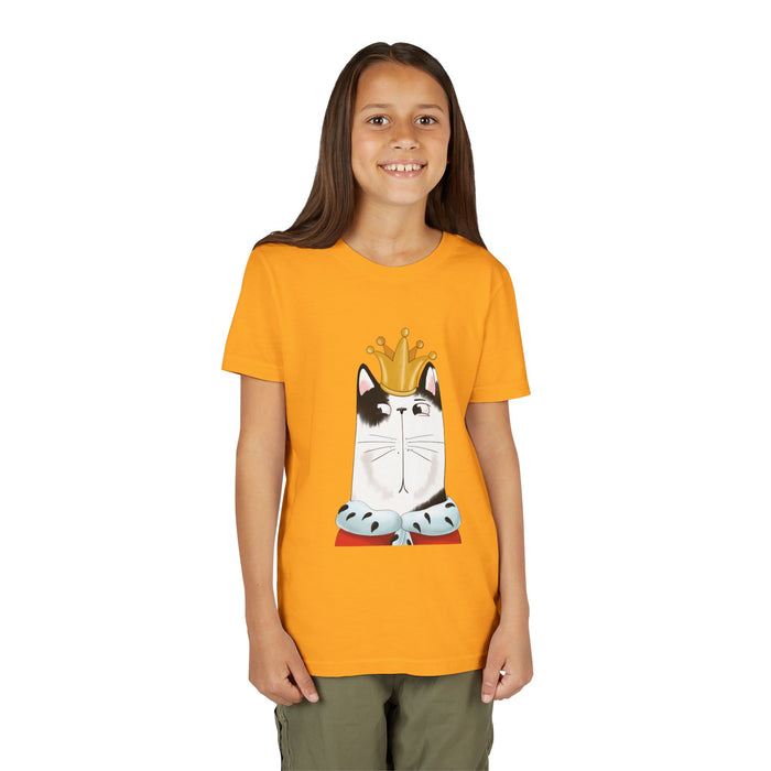 Royal Cat tee in Gold