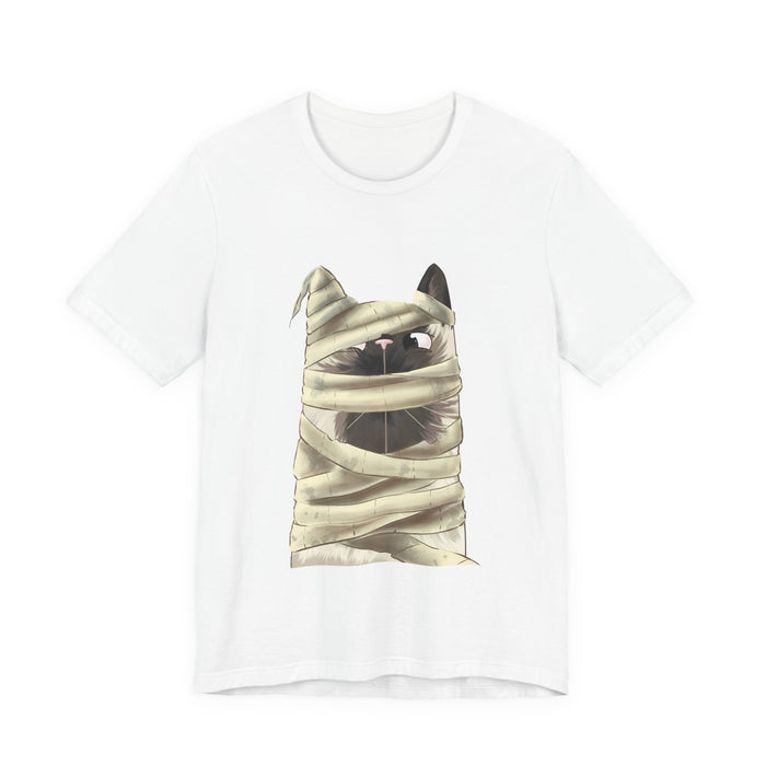 Mummy Cat tee in White